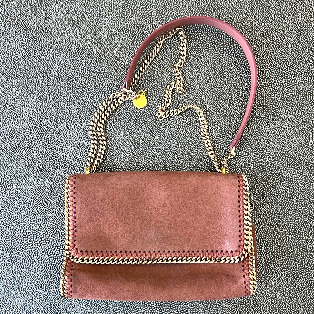 Stella McCartney Falabella bag gold and pink 💗💗💗